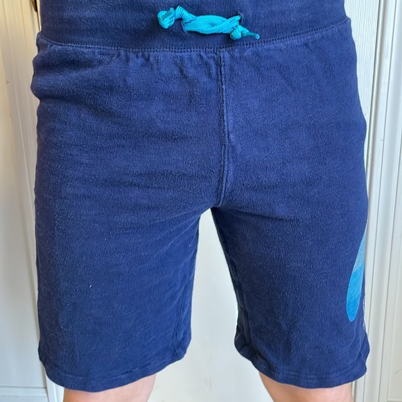 GAP KIDS Navy blue boys fleece jogger shorts SZ XL - Picture 2 of 7